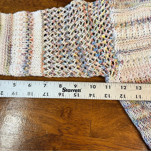 Matilda Jane Beautiful Moments Sweater cable knit multi color sweater size M - Picture 2 of 12